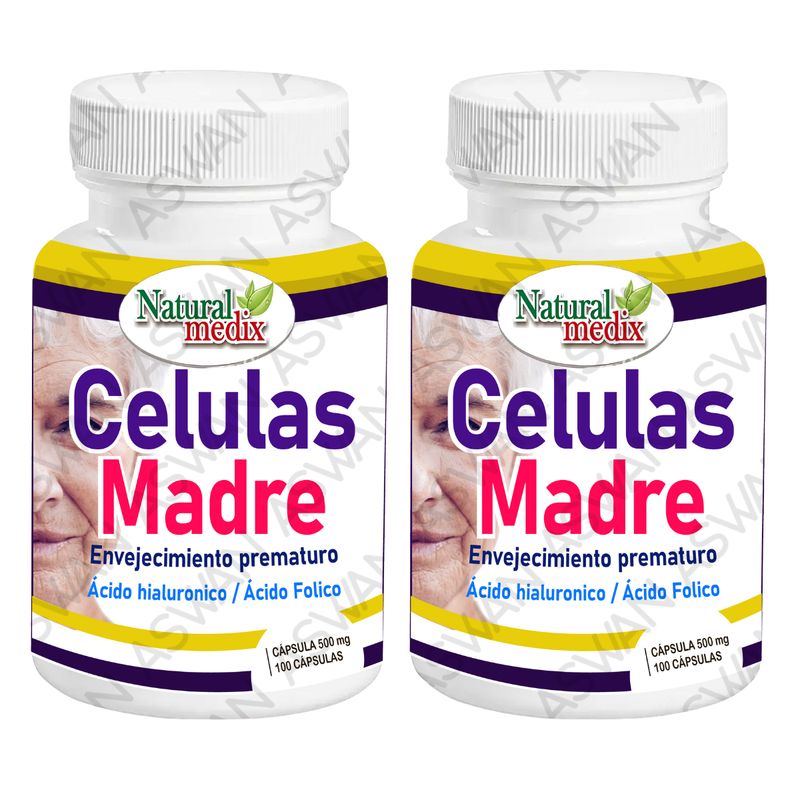 GENERICO - PACK DE 2 CELULAS MADRE 100 CAPSULAS - NATURAL MEDIX