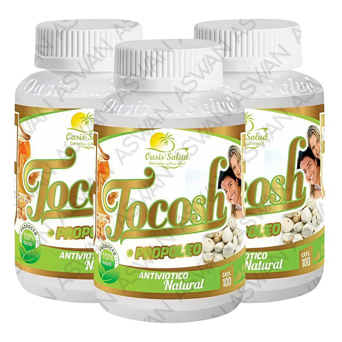 GENERICO - PACK DE 3 TOCOSH + PROPOLEO 100 CAPSULAS - OASIS DE SALUD