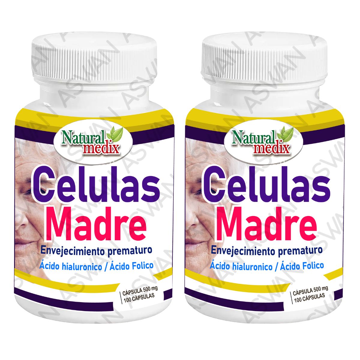 GENERICO - PACK DE 2 CELULAS MADRE 100 CAPSULAS - NATURAL MEDIX