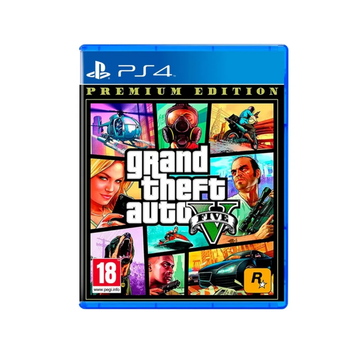 SONY - Consola Ps4 SLIM 1TB Negro+ GTAV Reacondicionada