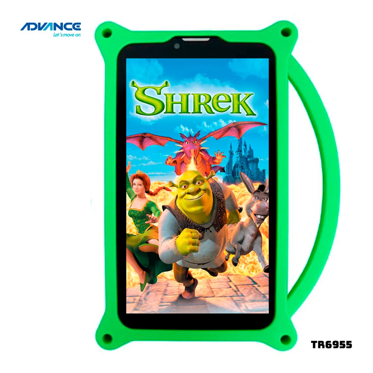 ADVANCE - TABLET PARA NIÑOS ADVANCE TR6955 2GB RAM 32GB ROM - VERDE