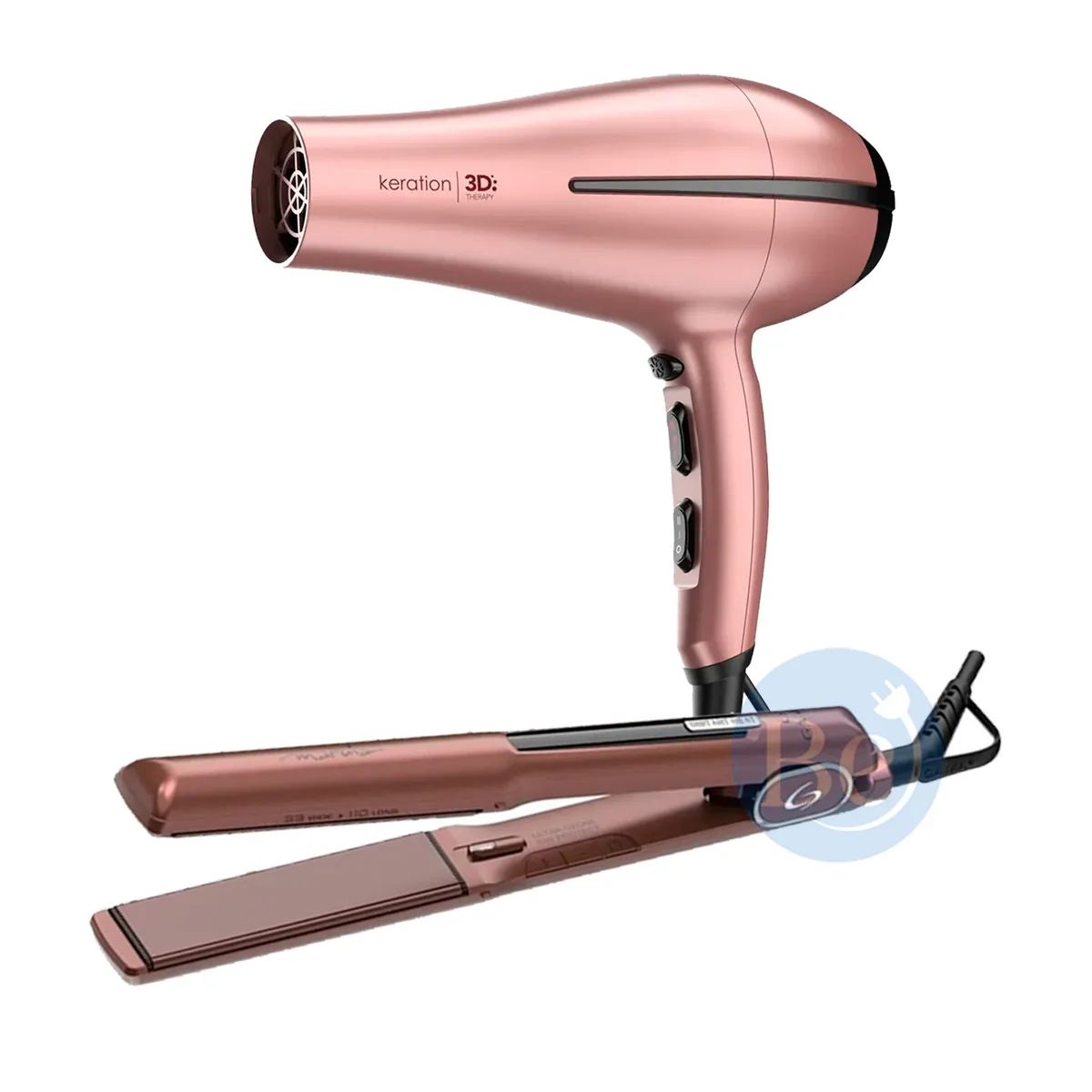 GAMA - Combo GAMA Alisadora Marula BECHS0000002227 y Secador Bora Keration