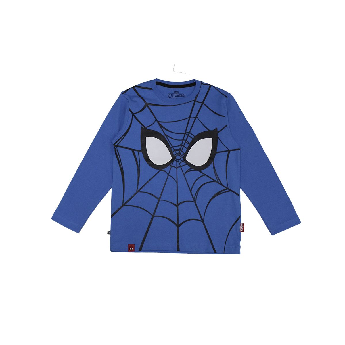 MARVEL - POLO MANGA LARGA SPIDERMAN AZUL NIÑO