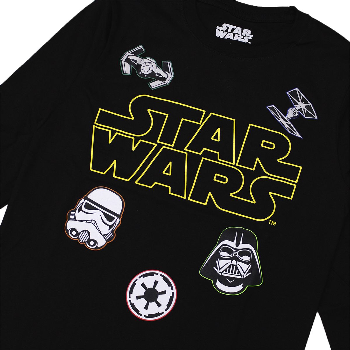 STAR WARS - POLO MANGA LARGA STAR WARS NEGRO NIÑO