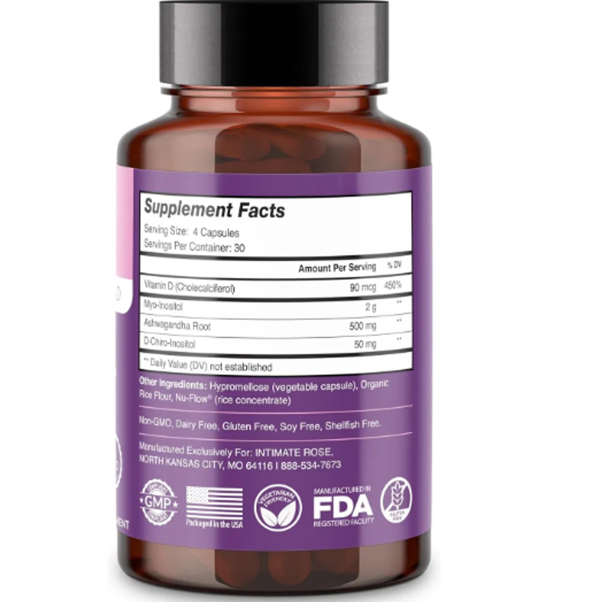 GENERICO - Equilibrio hormonal y apoyo ovárico saludable para mujeres - INOSITOL