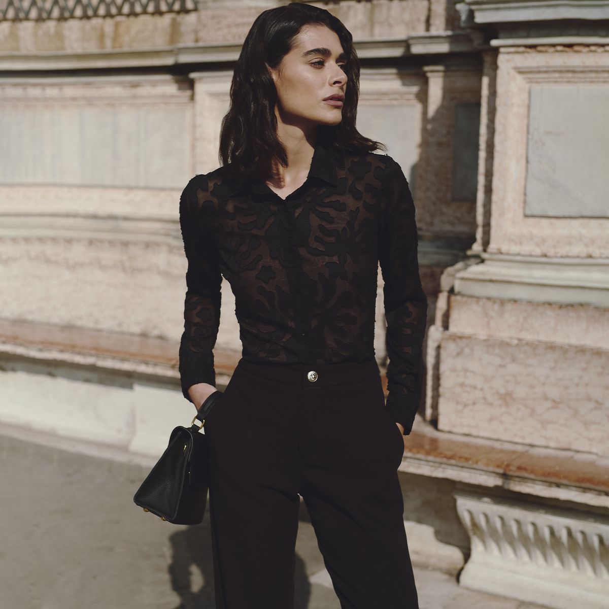 CAMILA VIALI - Camila Viali Blusa Aliser Negro