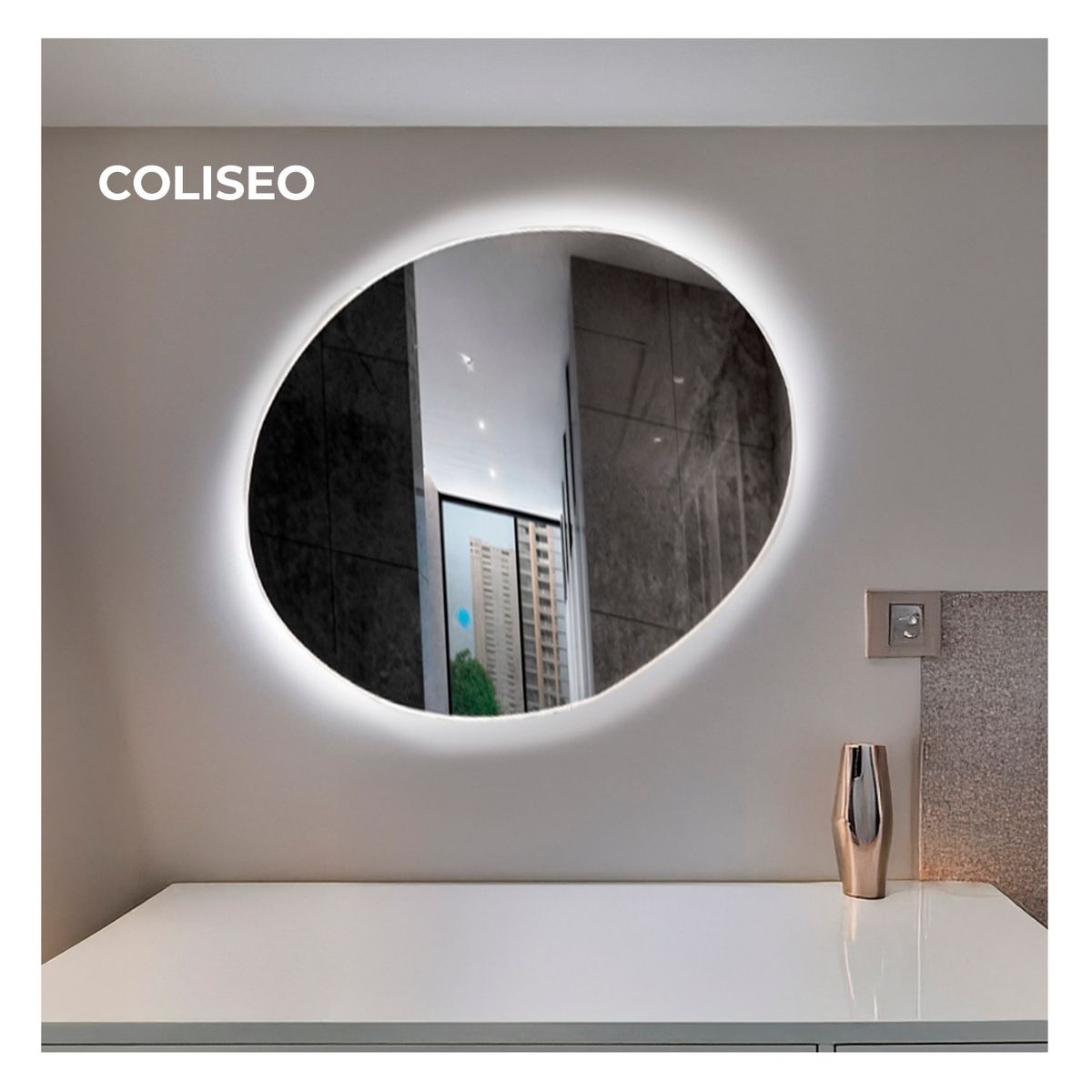 STONE - ESPEJO LED TACTIL COLISEO STONE