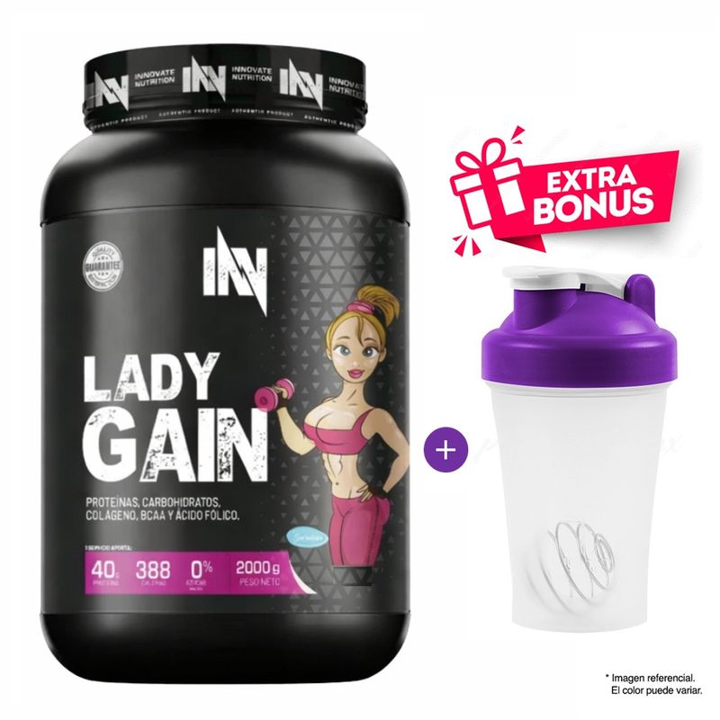 FITFEM - Proteína Innovate Nutrition Lady Gain 2kg Vainilla