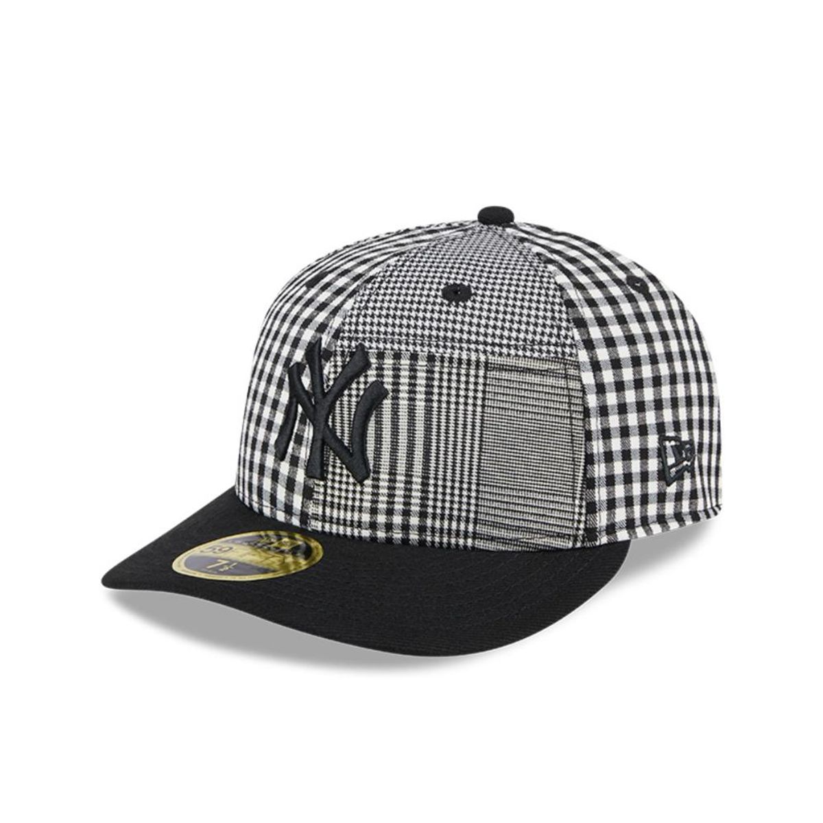 NEW ERA - Gorra 59Fifty LP New York Yankees MLB Patch Plaid Black