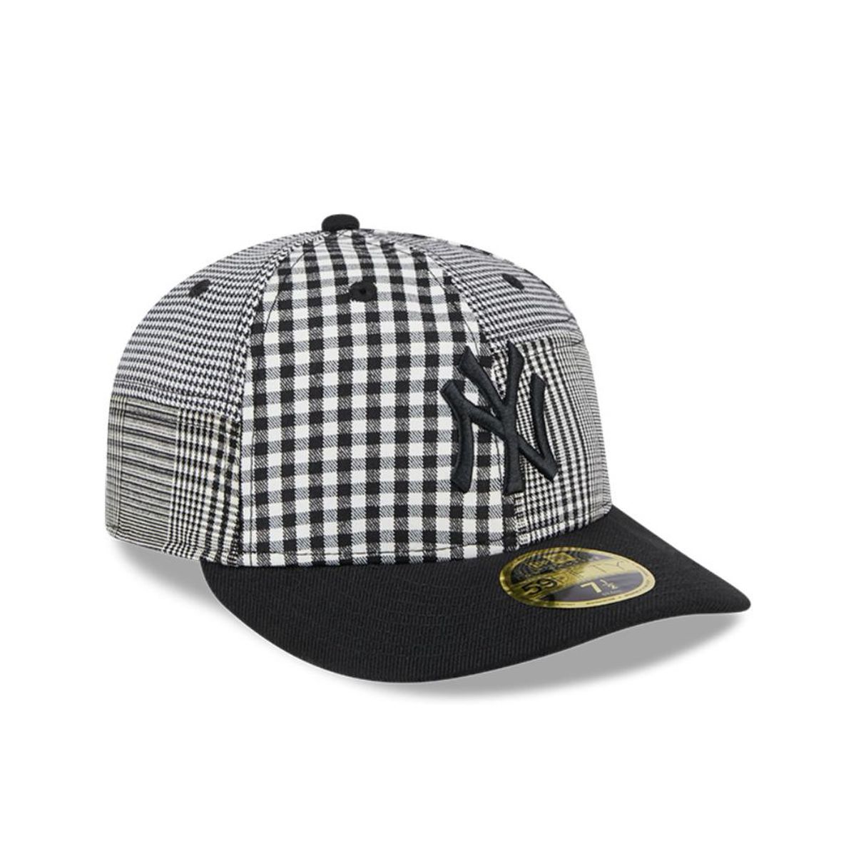 NEW ERA - Gorra 59Fifty LP New York Yankees MLB Patch Plaid Black