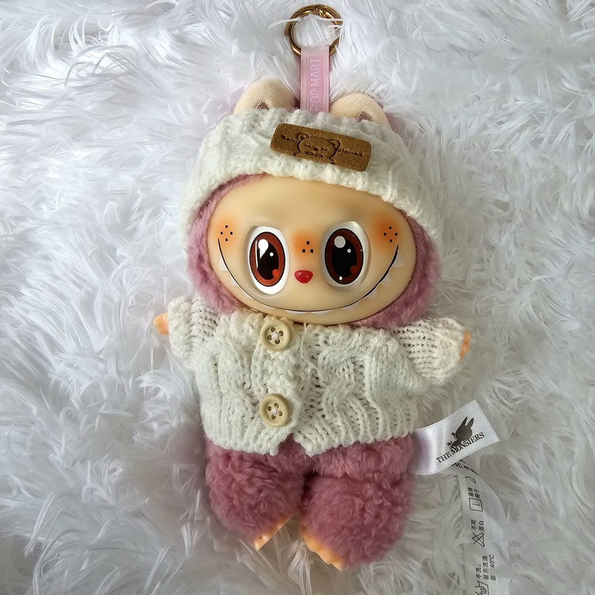 KAWAI - Muñeco Bubu Dupe Réplica con Outfit Tejido