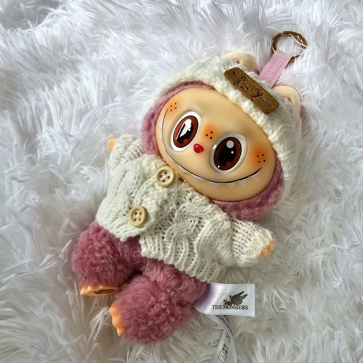 KAWAI - Muñeco Bubu Dupe Réplica con Outfit Tejido