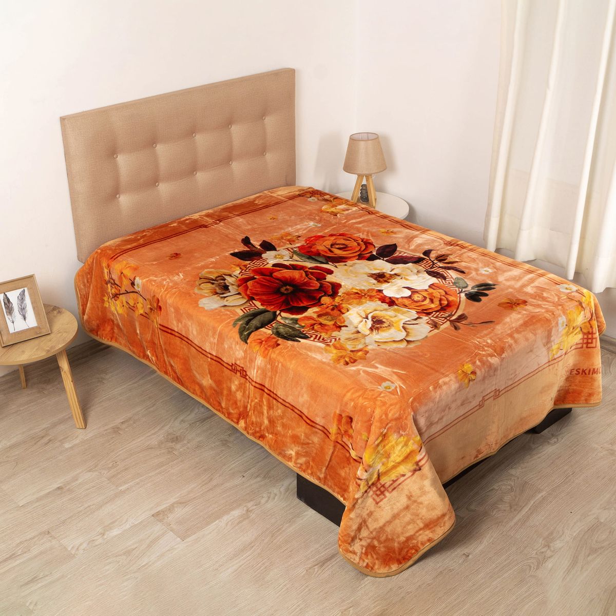 ESKIMO - Frazada ESKIMO Gold REVERSIBLE