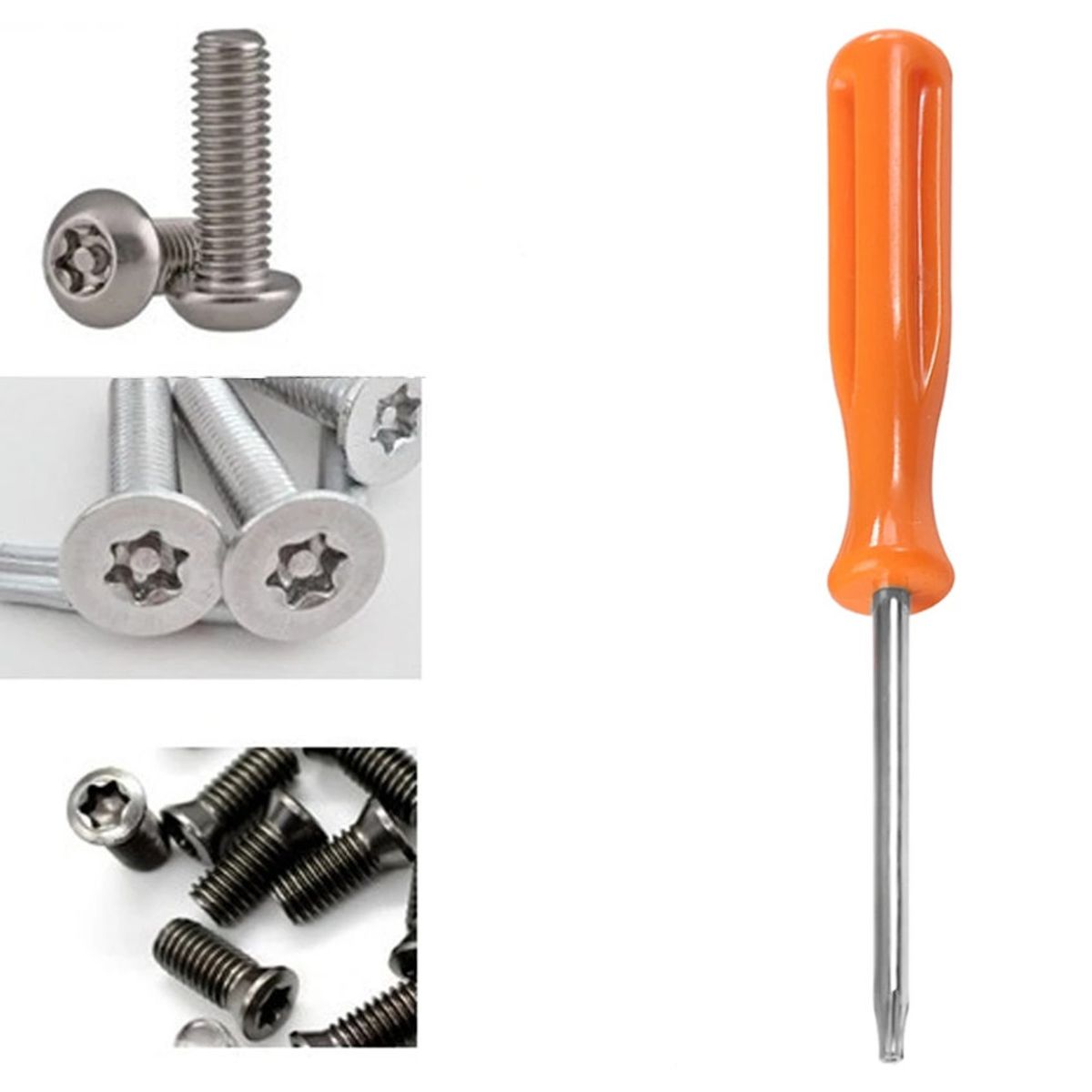 GENERICO - Desarmador Torx Con Seguro Seguridad T8 T8X PS3 PS4 XBOXX