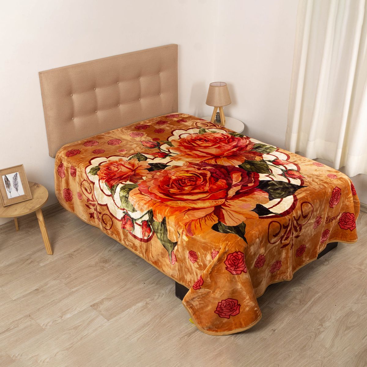 ESKIMO - Frazada ESKIMO Gold REVERSIBLE