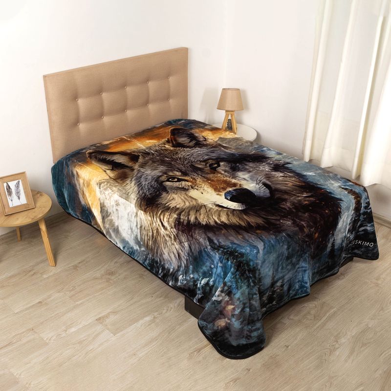 ESKIMO - Frazada ESKIMO Gold REVERSIBLE