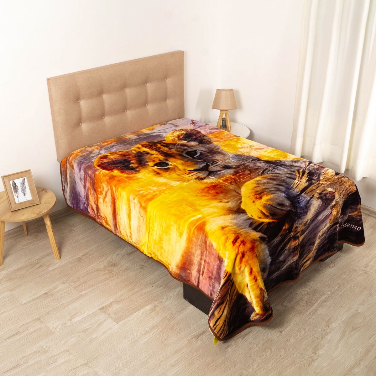 ESKIMO - Frazada ESKIMO Gold REVERSIBLE