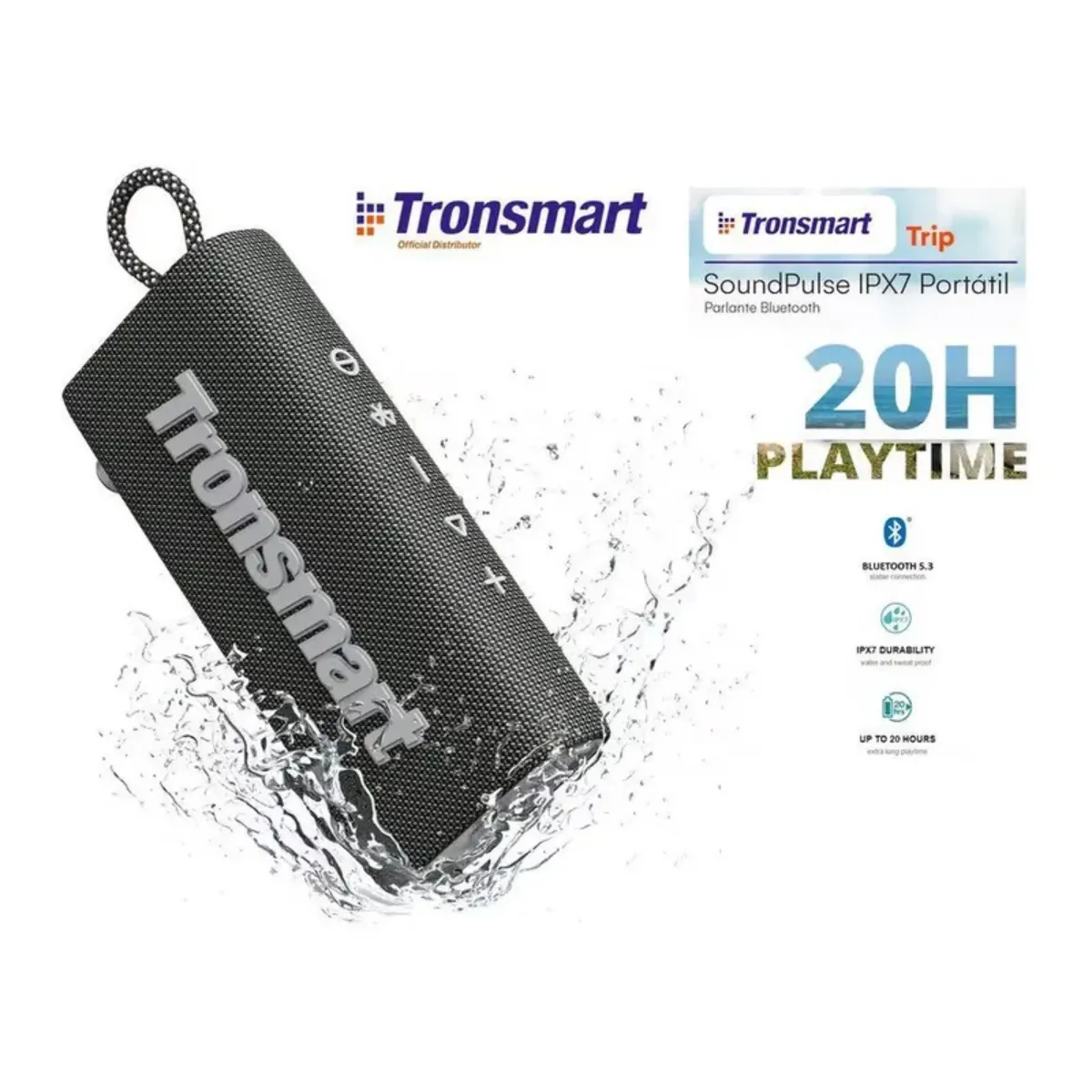 Tronsmart - ALTAVOZ EXTERIOR PORTÁTIL TRONSMART TRIP