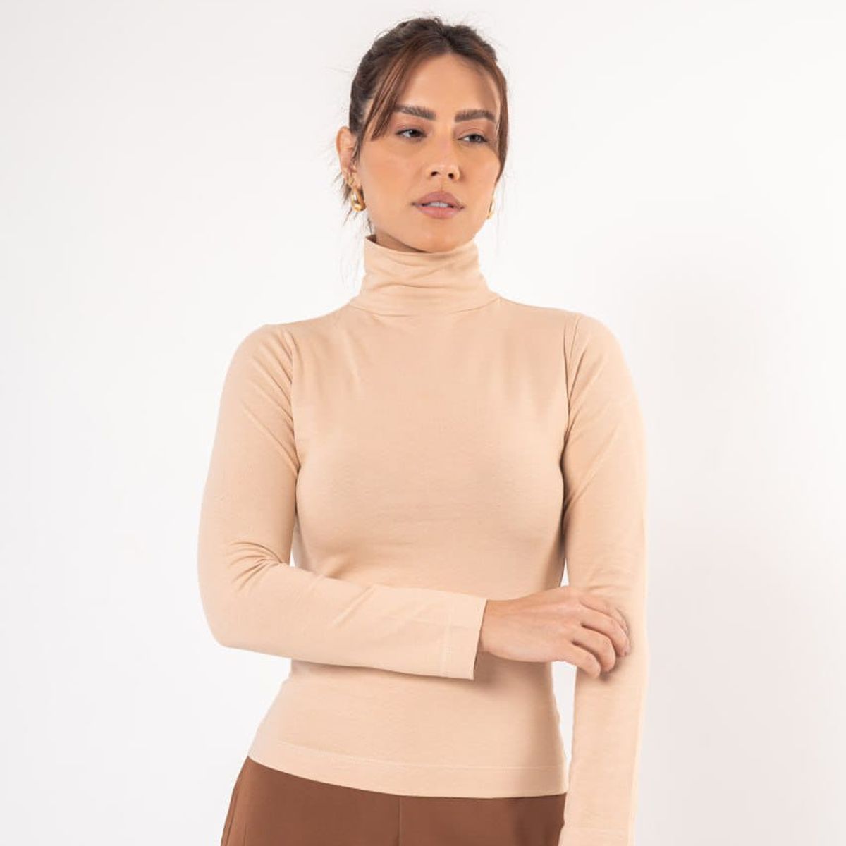 GENERICO - Cafarena cuello alto Manga Larga