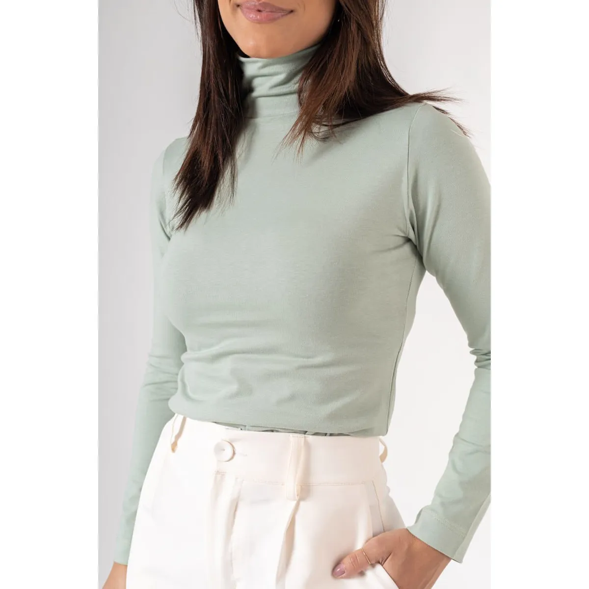 GENERICO - Cafarena cuello alto Manga Larga