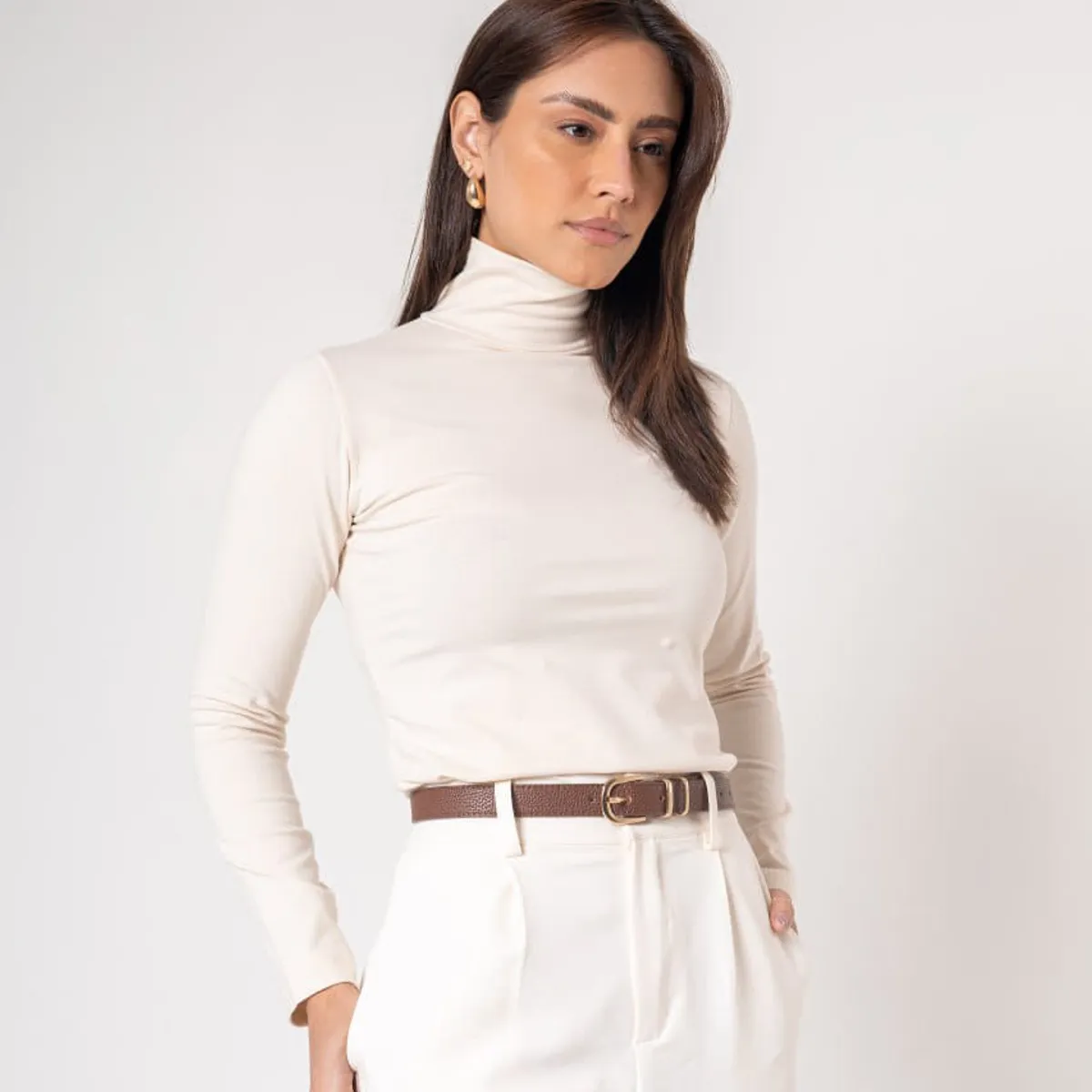 GENERICO - Cafarena cuello alto Manga Larga