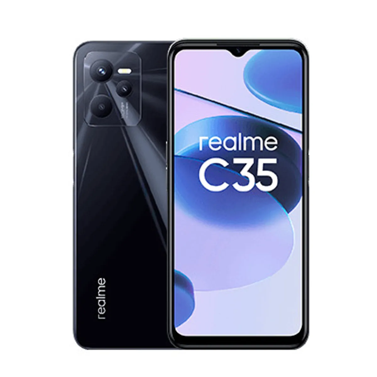 REALME - Celular Realme C35 128GB ROM + 8GB RAM 4GB + 4GB RAM EXTENDED - Negro