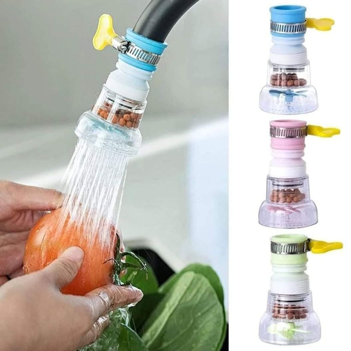 GENERICO - ROCIADOR DE CAÑO ADAPTADOR FILTRADOR DE COLORES