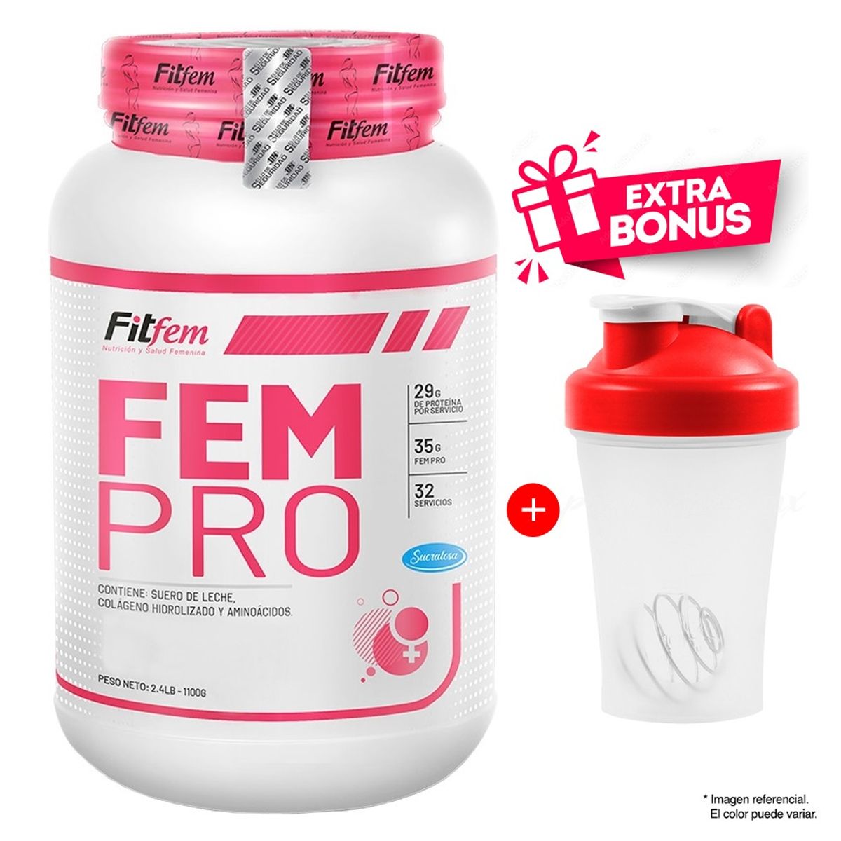FITFEM - Proteína Fitfem Fem Pro 1.1 Kg Chocolate