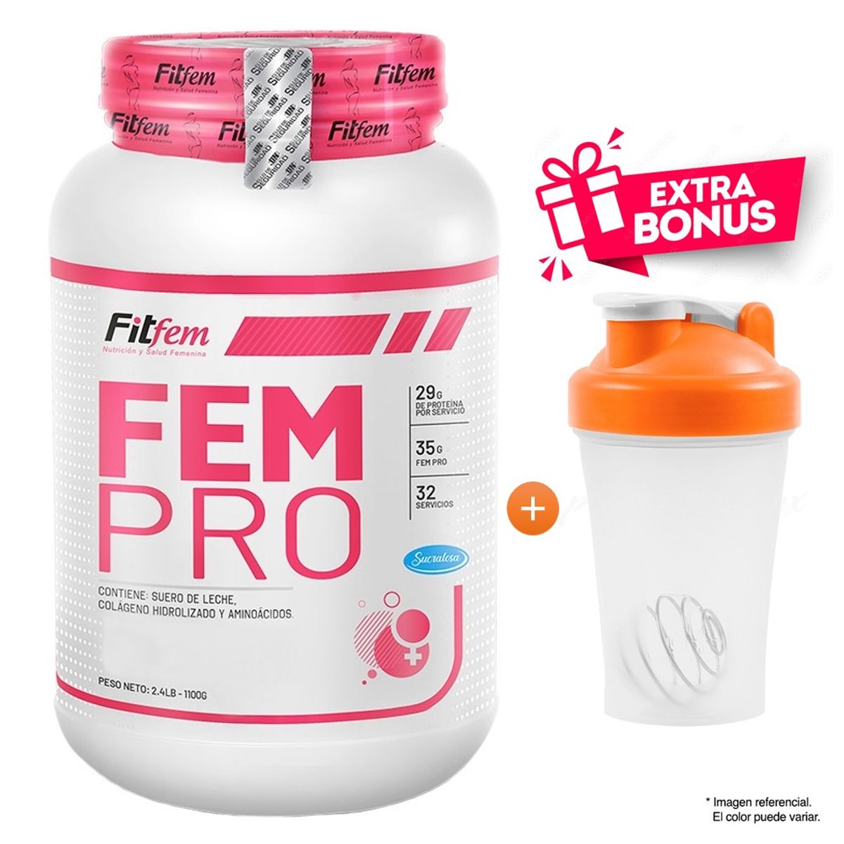 FITFEM - Proteína FEMPRO 1100GR FITFEM CHOCOLATE