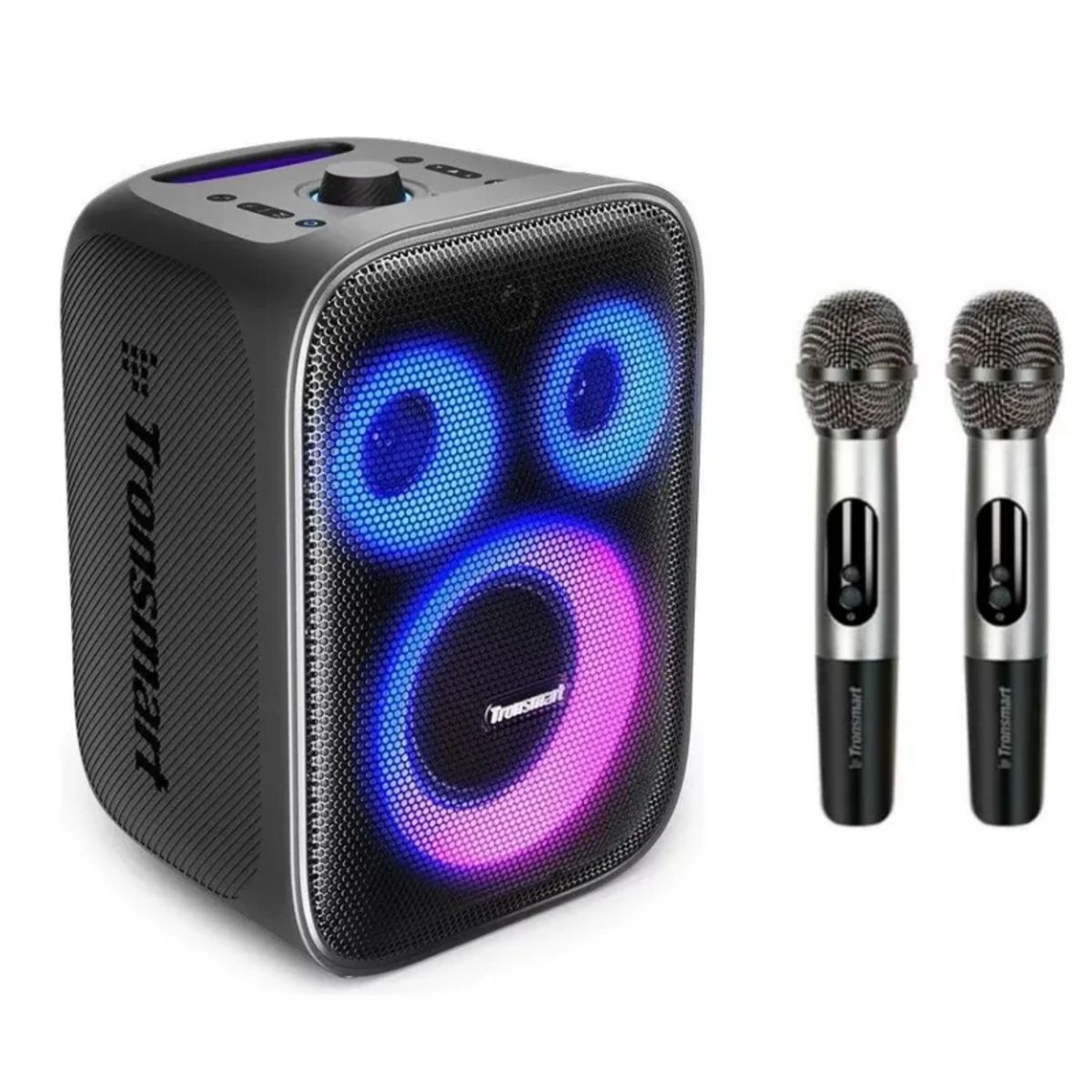 TRONSMART - PARLANTE TRONSMART HALO 200 ALTAVOZ PARA FIESTAS KARAOKE + MICROFONOS