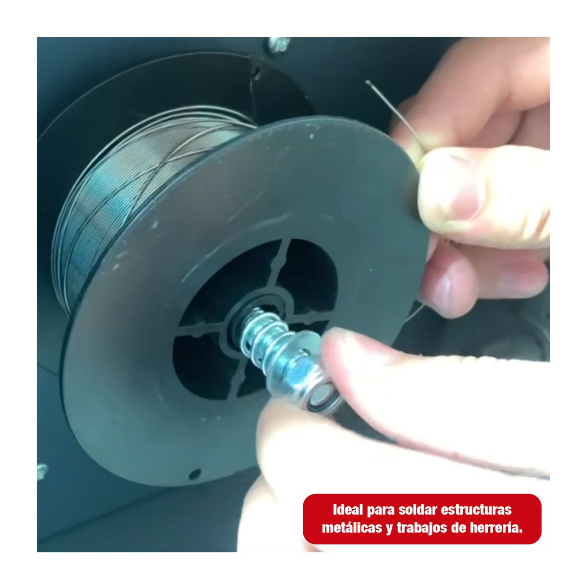 REDBO - ROLLO ALAMBRE PARA SOLDAR 2 UNID 10MM 1KG COLOR GRIS SOLDADURA
