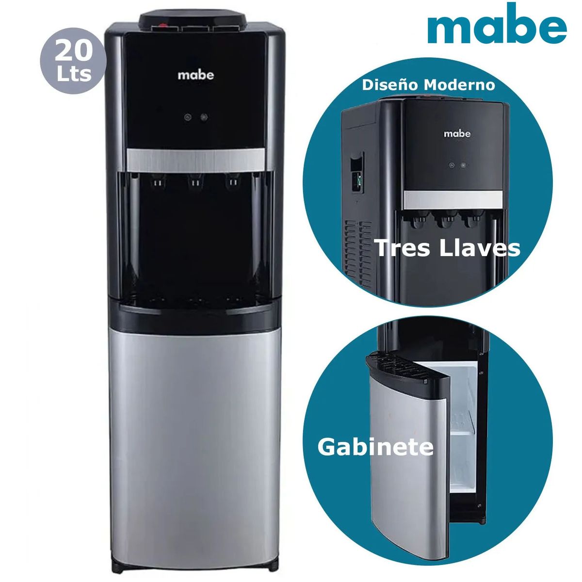 MABE - Dispensador de Agua MXCF05PFS 20 litros