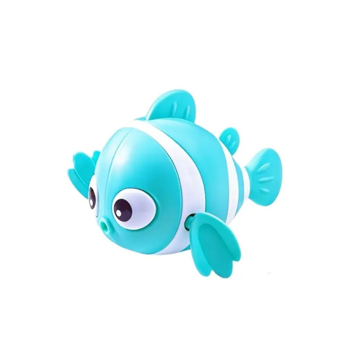 GENERICO - DUO DE PECES PAYASOS NADADORES JUGUETE PARA EL BAÑO DE BEBES