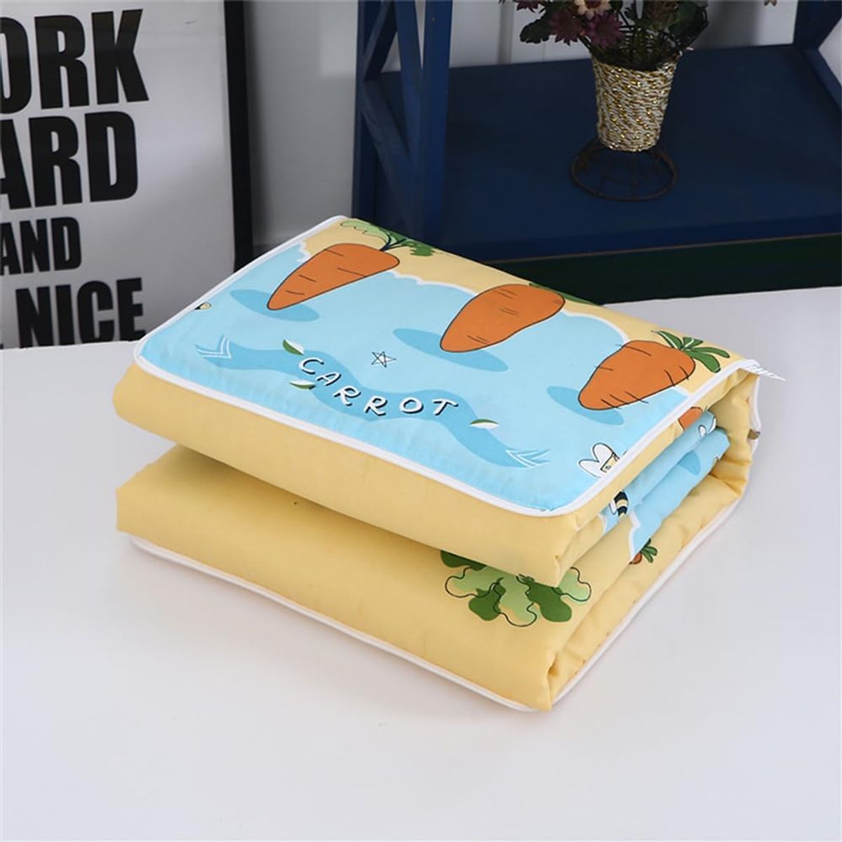 OEM - Manta 2 en 1 Infantil con Cojín, Ideal para Viajes y Descanso x2Piezas