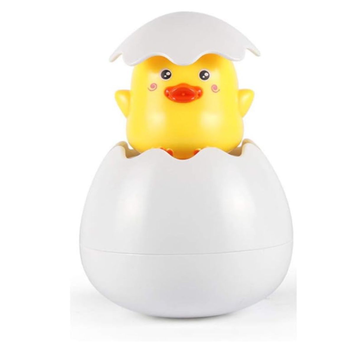 GENERICO - PATITO DENTRO DE HUEVO JUGUETE PARA EL BAÑO DE BEBES