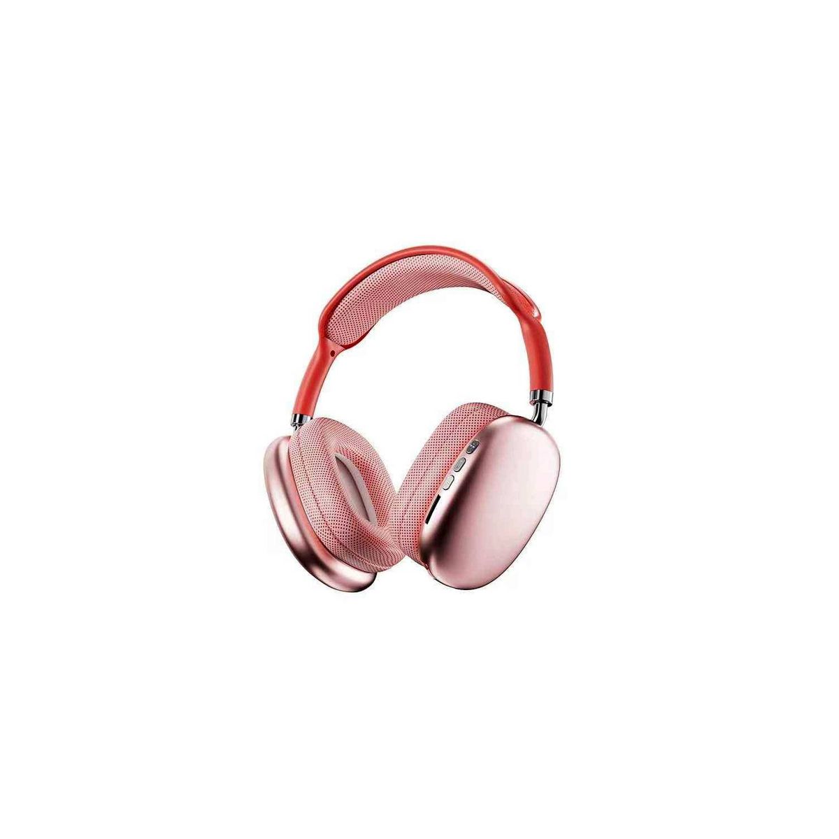 GENERICO - AUDIFONOS ROJO ROSADO P9 INALAMBRICO BLUETOOTH