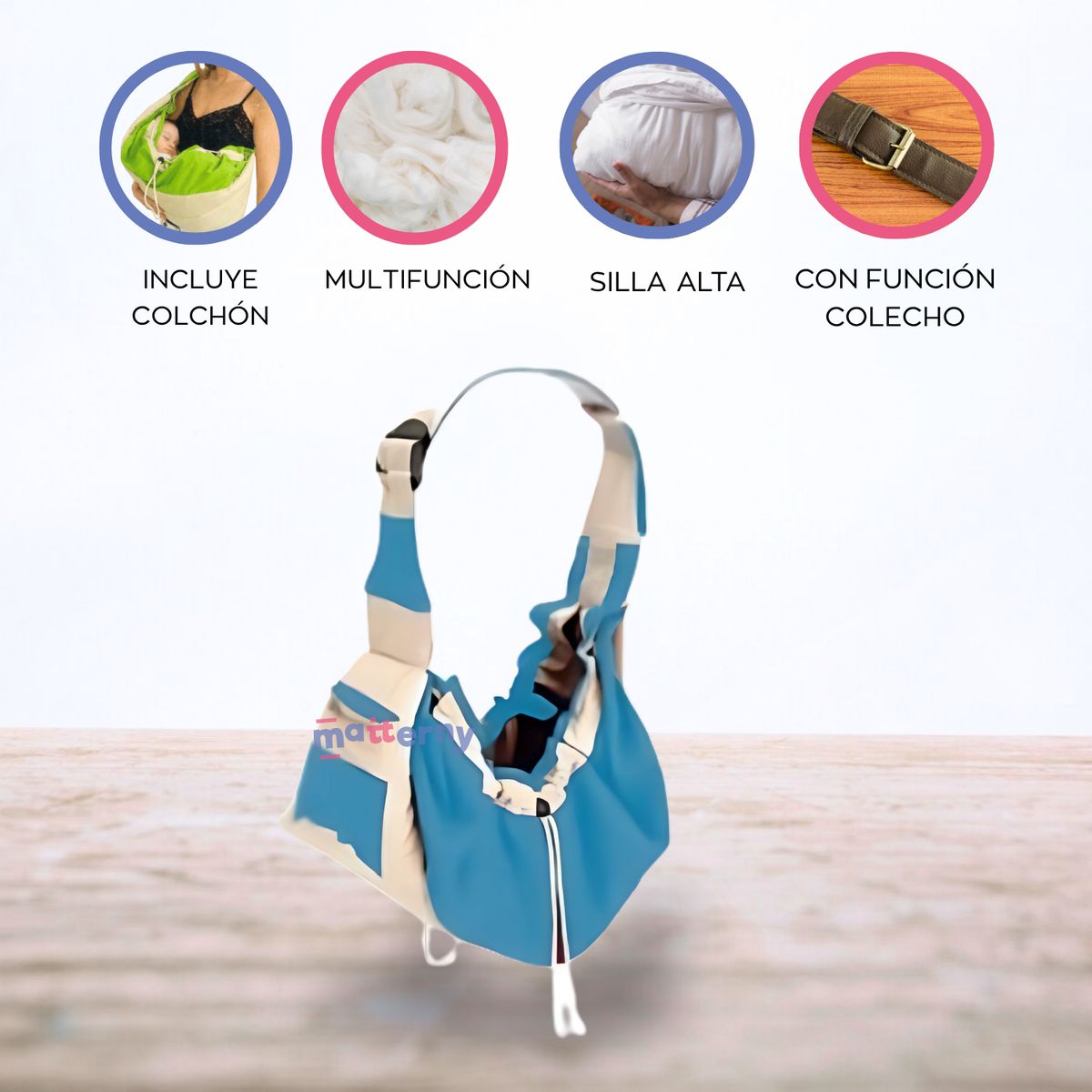 BABY KITS - Canguro «SIESTA» Blue