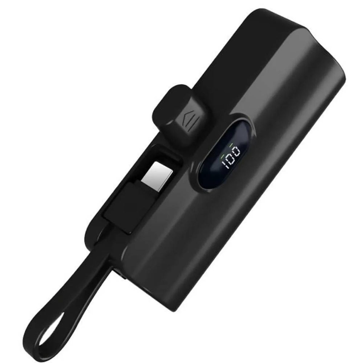 KUZLER - Nano Powerbank 5000mAh USB-C Carga Rápida ILSE-101N -Negro