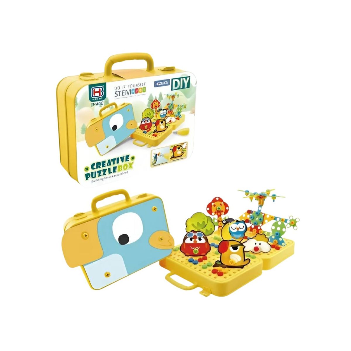 GENERICO - Rompecabezas Mosaico Bird Creativo 3D con Taladro