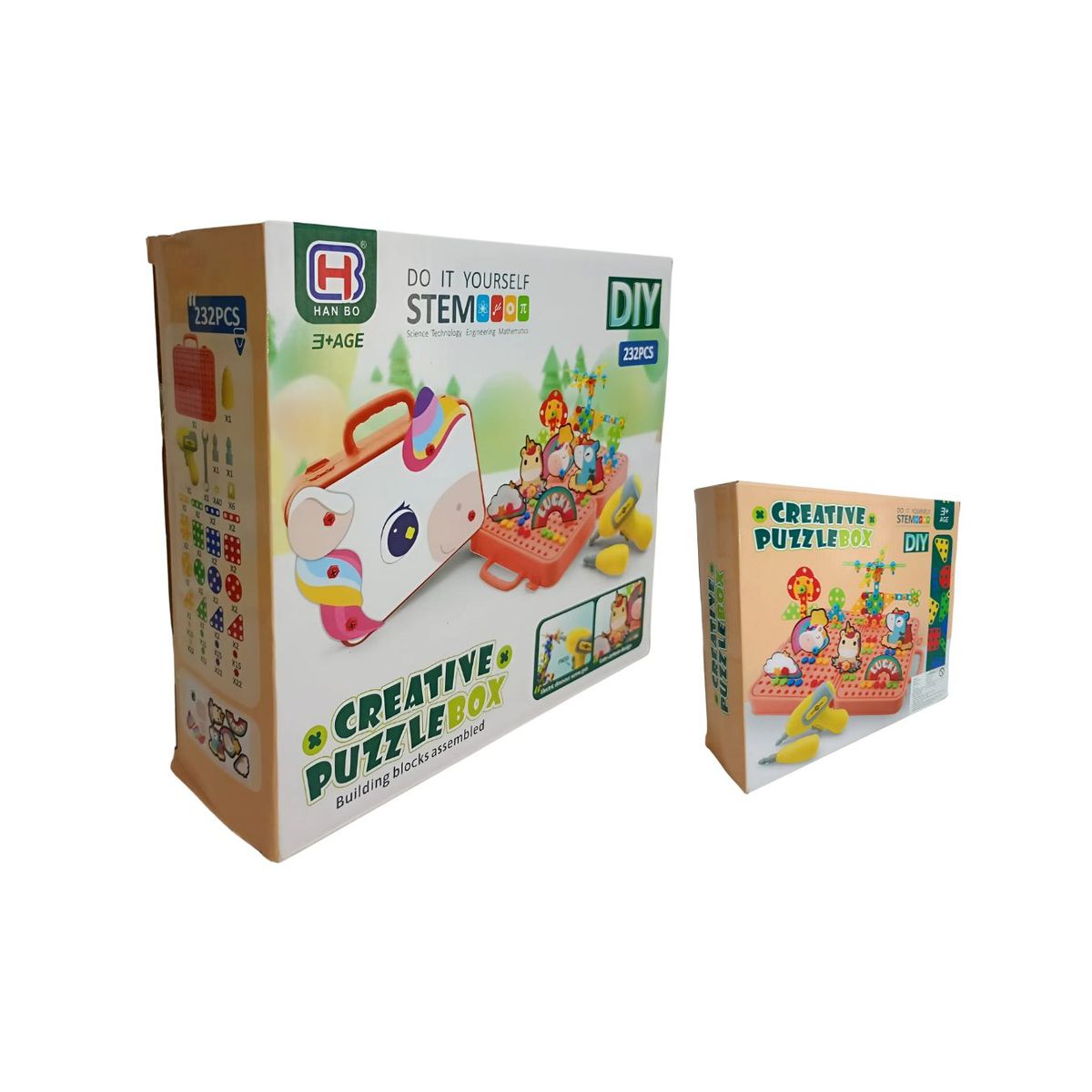 GENERICO - Juego Didáctico Mosaico Unicornio Creativo con Taladro