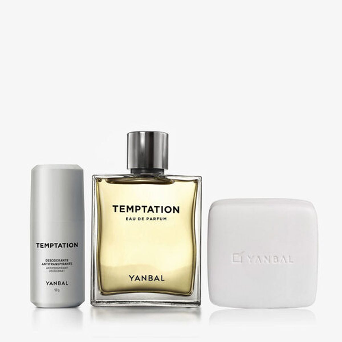 YANBAL - Set Temptation Hombre + Jabón Perfumado + Desodorante