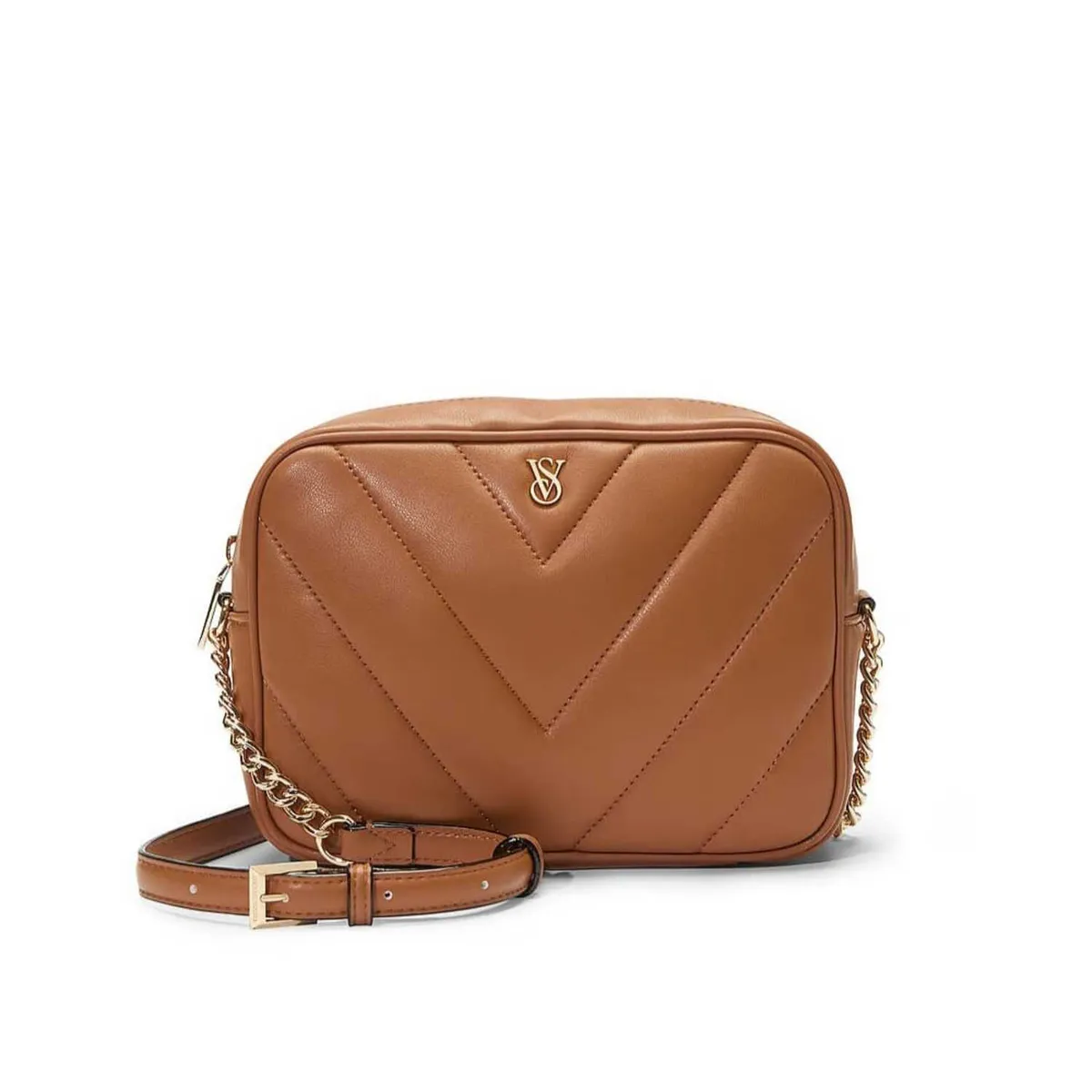 VICTORIA'S SECRET - Cartera Crossbody Camel  Victorias Secret