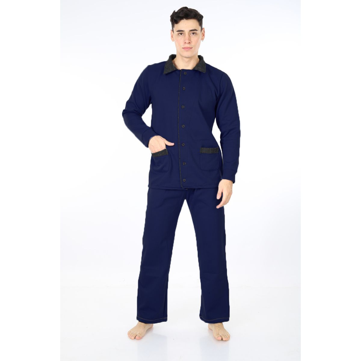 KYM MULTIUSOS - PIJAMA FRANELA HOMBRE