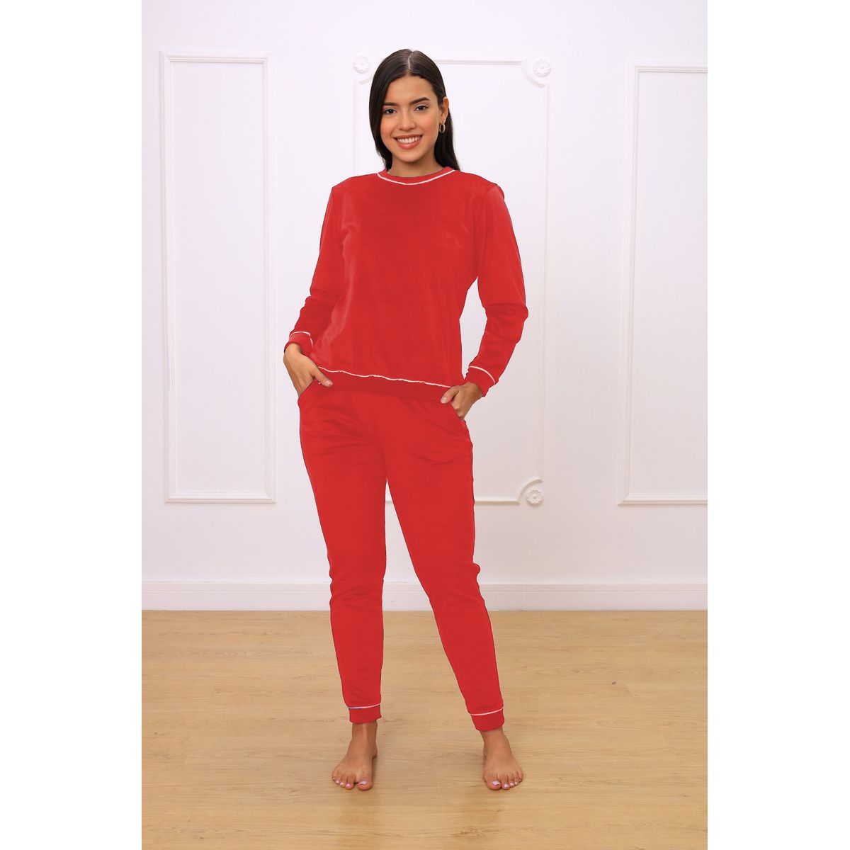 KYM MULTIUSOS - PIJAMA TERCIOPELO MUJER