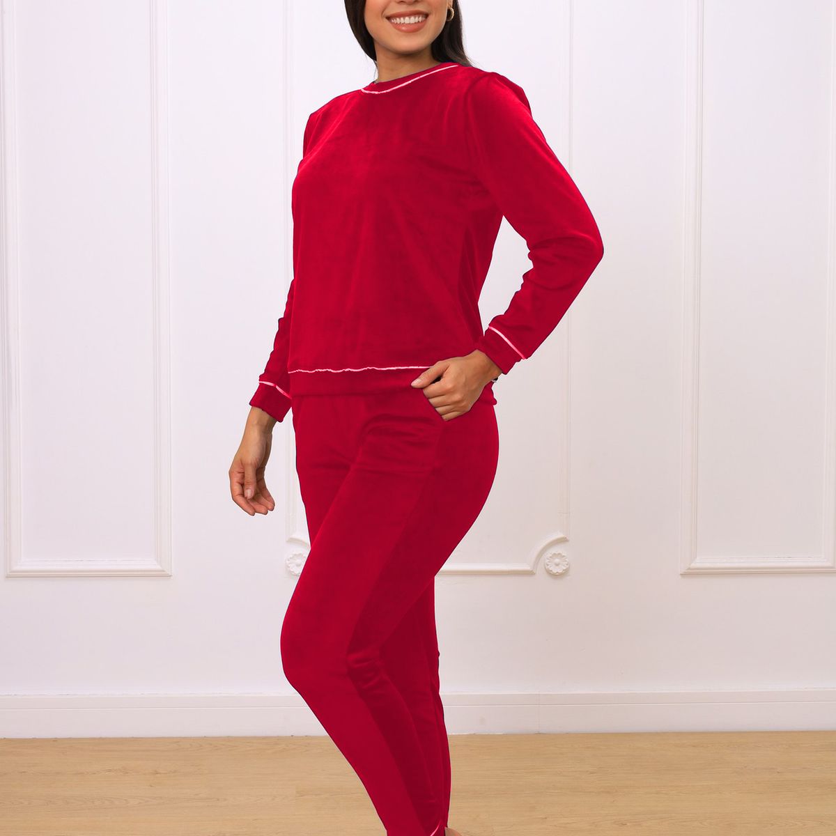 KYM MULTIUSOS - PIJAMA TERCIOPELO MUJER