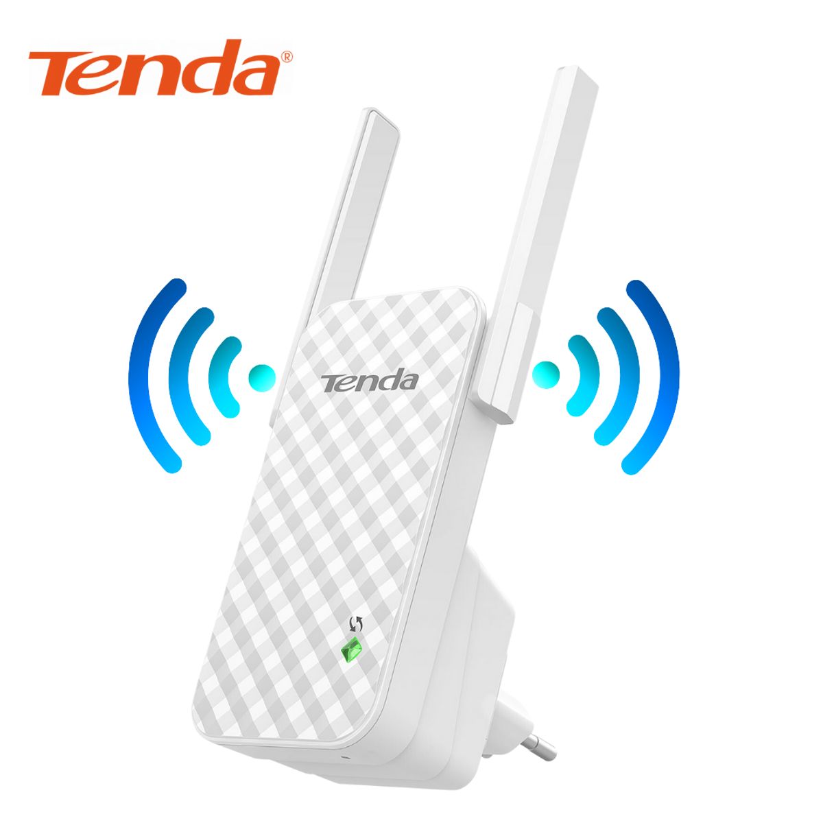 TENDA - Repetidor Amplificador Extensor Wifi de 300Mbps Tenda A9