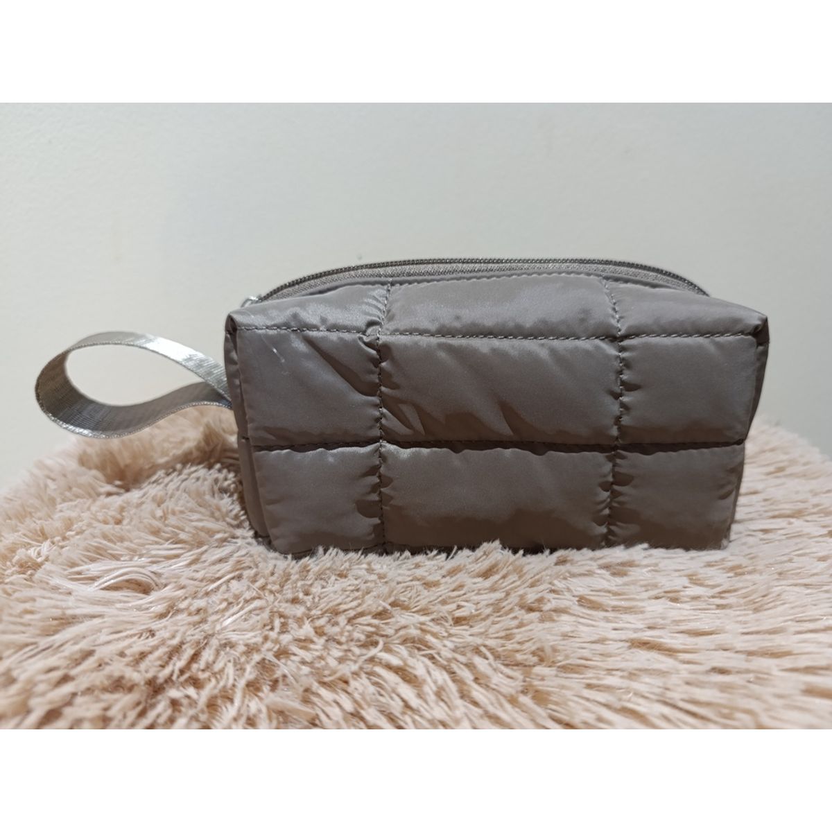 MORITA BAG STORE - NECESER DE MAQUILLAJE PARA  MUJER COLOR TAUPE