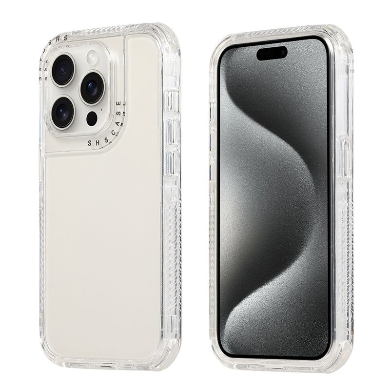 OEM - Case Compatible con iPhone 16 Pro Max Antishock 360 Transparente