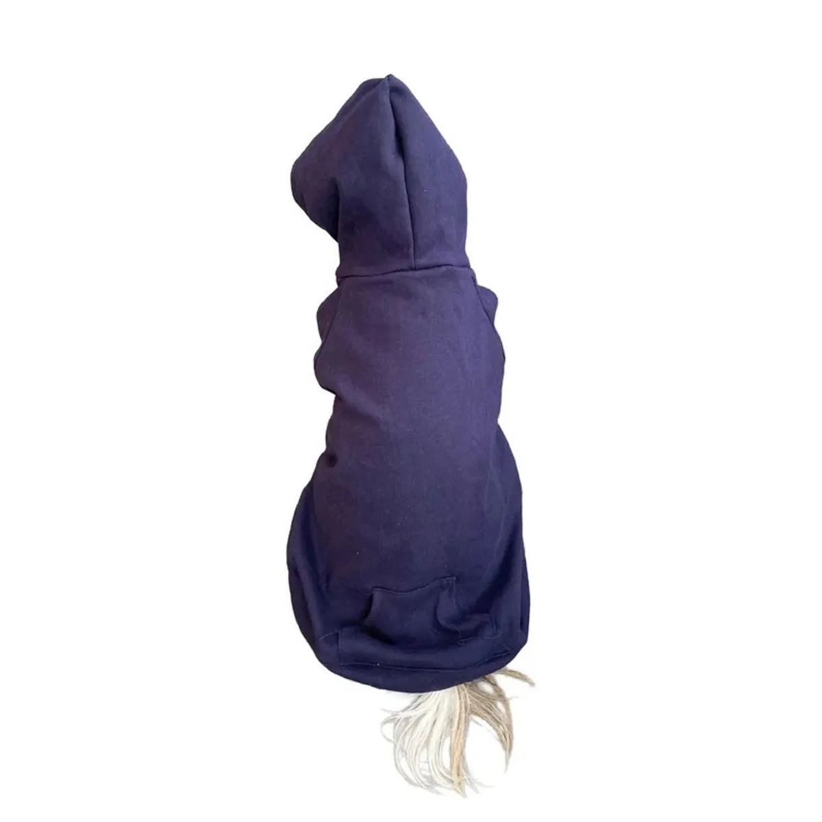 MARC - Ropa De Mascota Polera Con Capucha Color Azul Talla 04