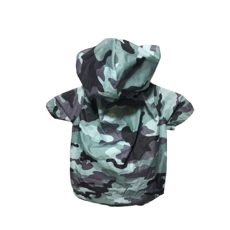 GENERICO - Chubasquero impermeable para perros y gatos verde talla 1